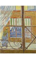 View of a Butcher's Shop, Vincent Van Gogh. Ruled Journal: 150 Lined / Ruled Pages, 8,5x11 Inch (21.59 X 27.94 CM) Laminated