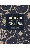 She believed she could so she did