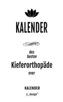 Kalender für Kieferorthopäden / Kieferorthopäde / Kieferorthopädin