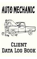 Auto Mechanic Client Data Log Book