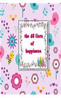 The 48 lists of happiness