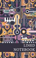 Lined Notebook: Cool Music 1(2 Lna1s)