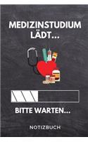 Medizinstudium lädt... Bitte warten... Notizbuch: A5 Notizbuch BLANKO witziger Spruch für zukünftige Ärzte - Medizinstudium - Studentennotizbuch - Mediziner Tagebuch - Physikum - Studienbeginn