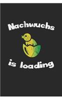Nachwuchs is loading: Tagebuch, Notizbuch, Notizheft - Geschenk-Idee für werdende Mütter - Blanko - A5 - 120 Seiten