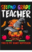 Second Grade Teacher This is my scary Notebook