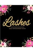 Lashes Daily Appointment Book