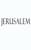 Jerusalem: Black and White Decorative Book to Stack Together on Coffee Tables, Bookshelves and Interior Design - Add Bookish Charm Decor to Your Home - Stack D