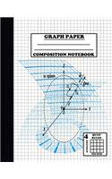 Graph Paper Composition Notebook. Quad Ruled-4 Squares Per Inch