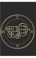 Shax: SIGIL KING SOLOMON 72 DEMON GOETIA 6" x 9" 100 PAGE EVOCATION JOURNAL