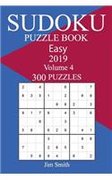 300 Easy Sudoku Puzzle Book 2019