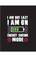 I am not lazy