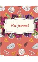 Pet journal
