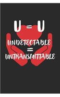 U=u Undetectable Equals Untransmittable HIV AIDS Awareness