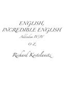 English, Incredible English Addendum IV/IV