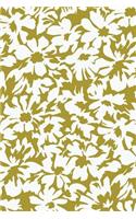 Abstract Floral Notebook: Moss: Notebook 6 X 9: Notebook 250 Pages