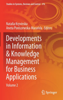 Developments in Information & Knowledge Management for Business Applications