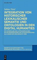 Historische Lexikalische Semantik Und Linked Data