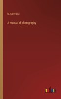 manual of photography