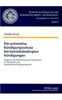 Der Praeventive Kuendigungsschutz Bei Betriebsbedingten Kuendigungen