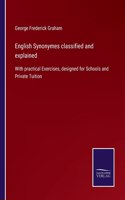 English Synonymes classified and explained