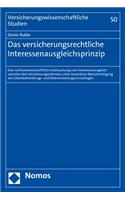 Das Versicherungsrechtliche Interessenausgleichsprinzip: Eine Rechtswissenschaftliche Untersuchung Zum Interessenausgleich Zwischen Den Versicherungsnehmern Unter Besonderer Berucksichtigung Von Gleichbeha(50 Versicherungswissenschaftliche Studien)