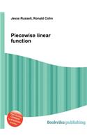 Piecewise Linear Function