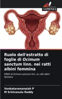 Ruolo dell'estratto di foglie di Ocimum sanctum linn. nei ratti albini femmina