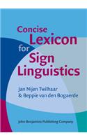 Concise Lexicon for Sign Linguistics