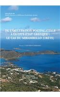 de l'Occupation Postpalatiatale a la Cite-Etat Grecque: Le Cas Du Mirambello (Crete)