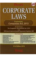 CORPORATE LAWS Containing Companies Act, 2013 (Pocket Edition)