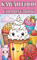 Kawaii Cute Food-Themed Children's Coloring Book