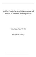 Modified Epstein-Barr virus DNA polymerase and methods for isothermal DNA amplification
