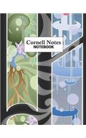 Cornell Notes Notebook: Efficient Note Taking System For College and University Students: Vertical Art Panels
