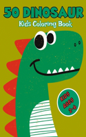 50 Dinosaur Kids Coloring Book