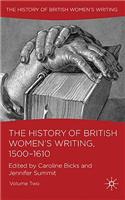 History of British Women's Writing, 1500-1610
