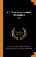 P.D. Skaar's Montana Bird Distribution