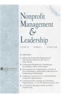 Nonprofit Management & Leadership, Volume 18, Number 4