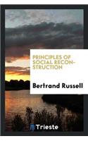 Principles of Social Reconstruction