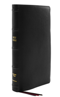 Kjv, Thinline Bible, Giant Print, Premier Goatskin Leather, Black, Premier Collection, Comfort Print