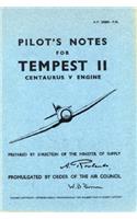 Tempest II Pilot's Notes: Air Ministry Pilot's Notes
