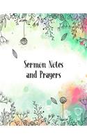 Sermon Notes and Prayers