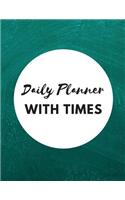 Daily Planner with Times