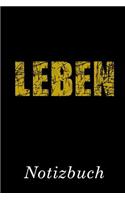 Leben Notizbuch