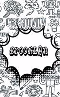 Brooklyn: Blank Comic Book Doodle Story Telling Journal Notebook 120 Pages 6x9