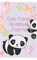 Cute Panda Gratitude Journal
