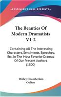 The Beauties of Modern Dramatists V1-2