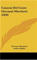 Canzoni del Conte Giovanni Marchetti (1830)
