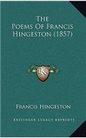The Poems Of Francis Hingeston (1857)