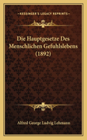 Die Hauptgesetze Des Menschlichen Gefuhlslebens (1892)