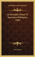Ad Thucydidis Librum VII Quaestiones Philologicae (1886)